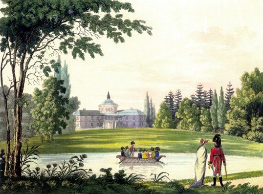 Zamek v roce 1804
