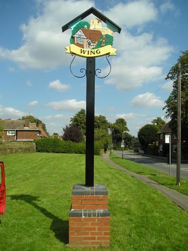 Wing Village Sign
