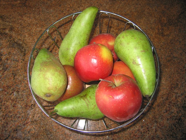Äpfel und Birnen