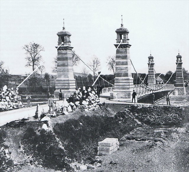 Bau der Argenbrücke