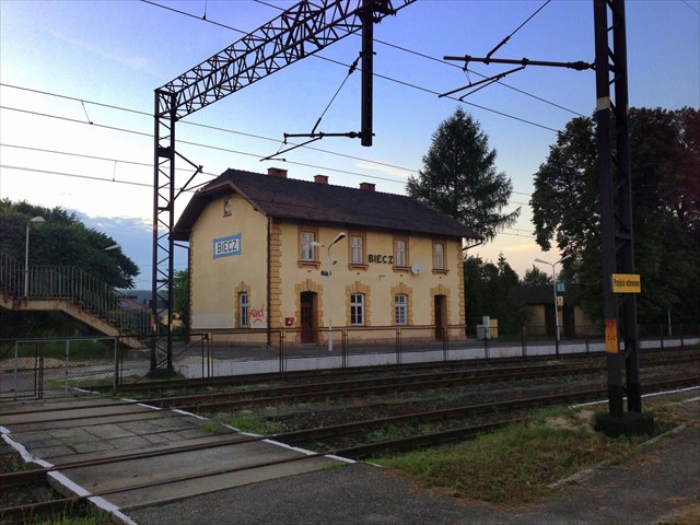 Stacja kolejowa w Bieczu