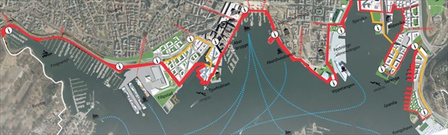 Kart Havnepromenaden
