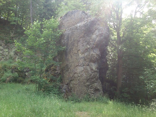 Diabasfelsen im ehemaligen Steinbruch am Labyrinthberg