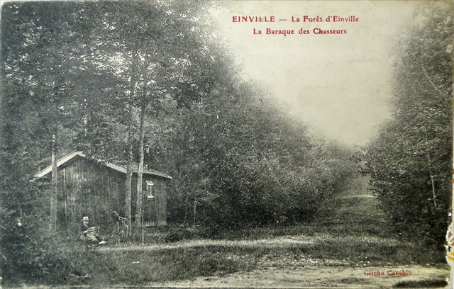 Einville 1900 Baraque des chasseurs
