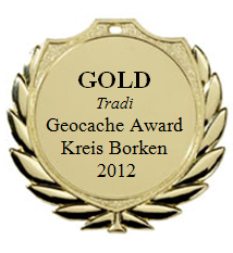 GOLD (Tradi) - Geocaching Award Kreis Borken 2012