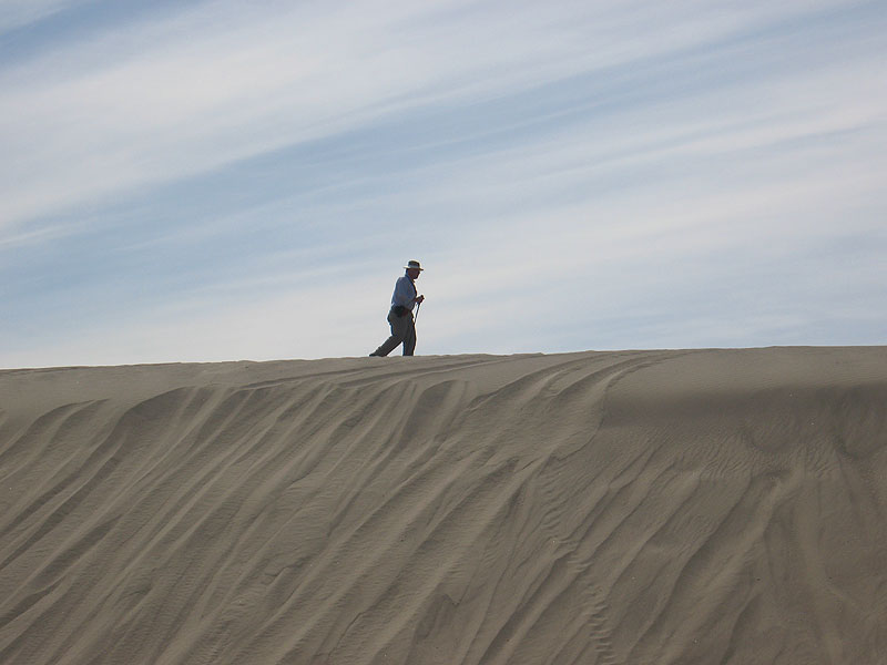 EraSeek walks the dunes