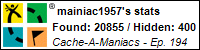 Stats Bar for mainiac1957