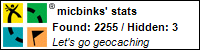 micbinks geocaching stats