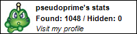 Profile for pseudoprime Profile for pseudoprime