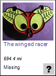 The winged racer…..