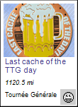 Last cache of the TTG day