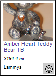 Amber Heart Teddy Bear TB