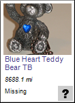 Blue Heart Teddy Bear TB
