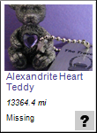 Alexandrite Heart Teddy