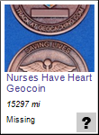 Nurses Have Heart Geocoin