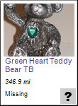 Green Heart Teddy Bear TB