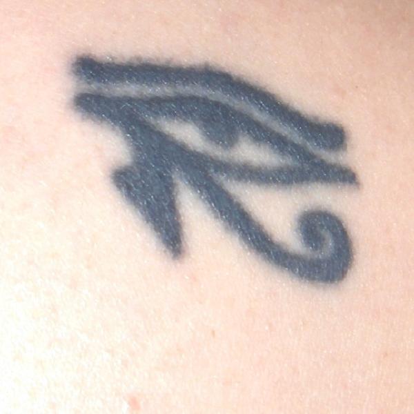  Mrs. Superpallo's Eye of Horus tattoo 
