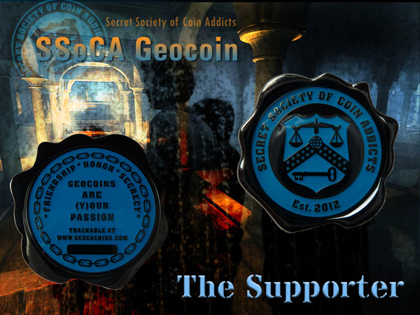 Hide*seek: SSoCA Geocoin - The Supporter