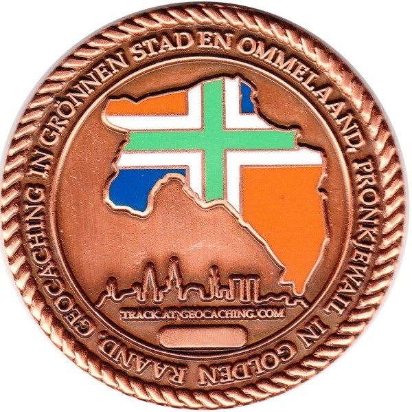 Picture: backside of the geocoin