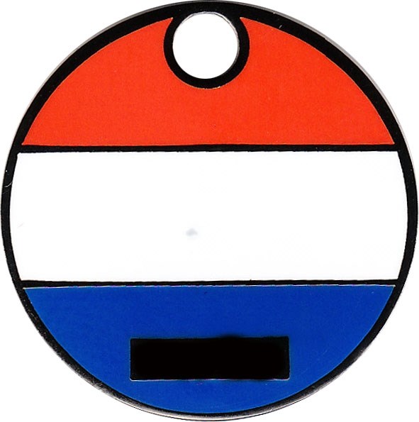 Flags of Europe Geocoin - front 