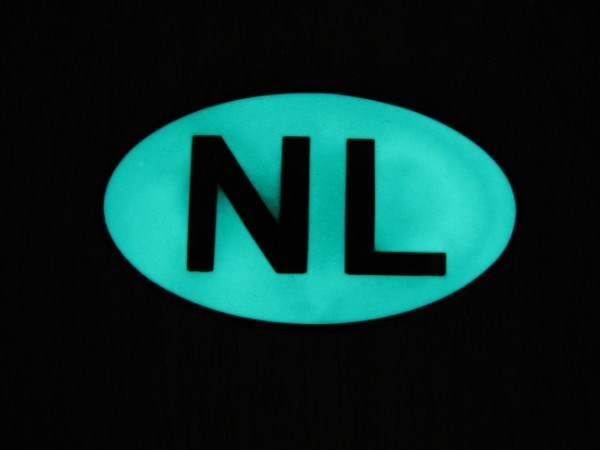 NL Geocoin at Night - front 