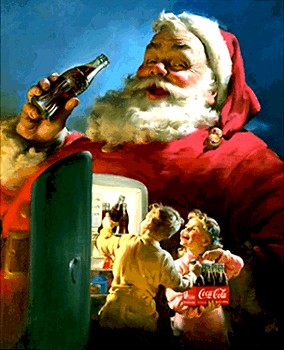 Weihnachtsmann à la Coca-Cola