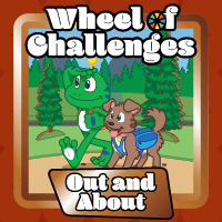 Wheel of Challenges: Out and About Easy