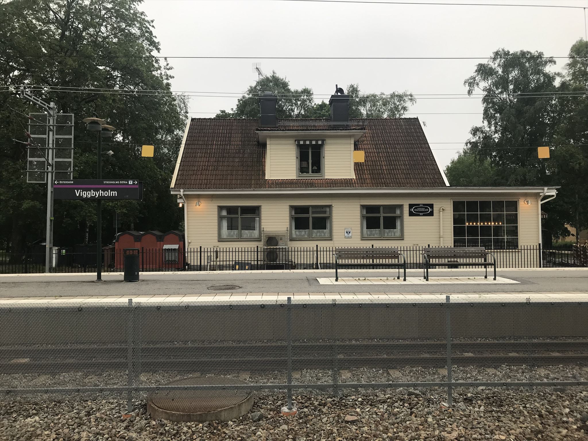 Viggbyholms station, juni 2019