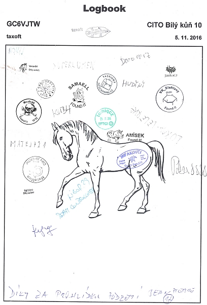 GC6VJTW - CITO Bílý kůň 10 - logbook