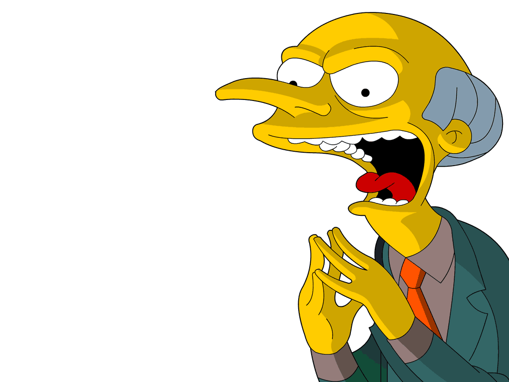 Mr. Burns of The Simpsons