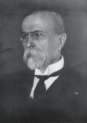 Tomáš Garrigue Masaryk v roce 1925