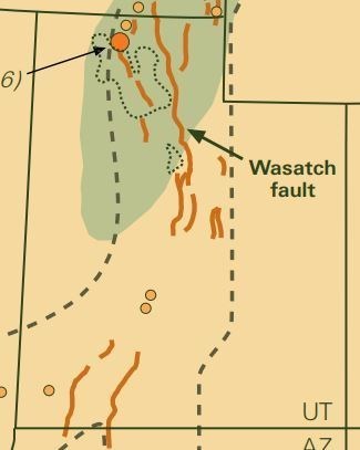 Wasatch Fault and secondary faults