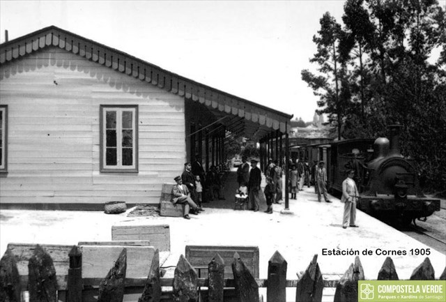 1905 Estación de Cornes