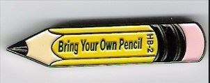 Vem si vlastní tužku / bring your own pen