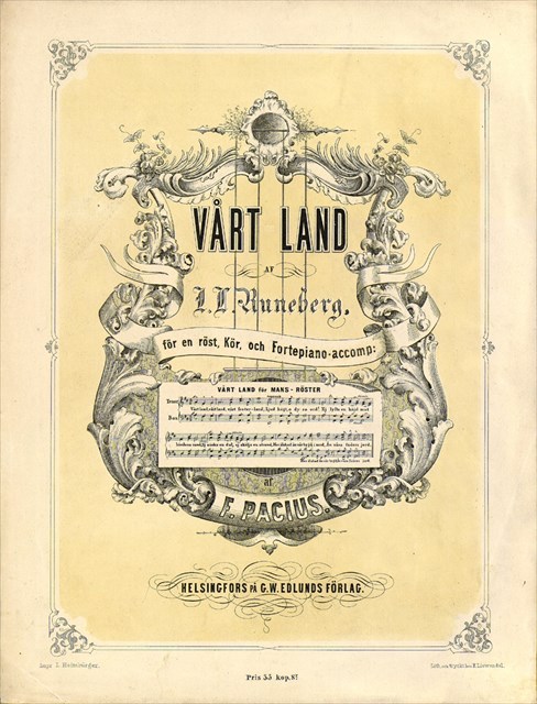 [Vårt land (1863) titelsidan]