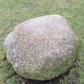 Glacial erratic - transported and shaped by glacial ice
