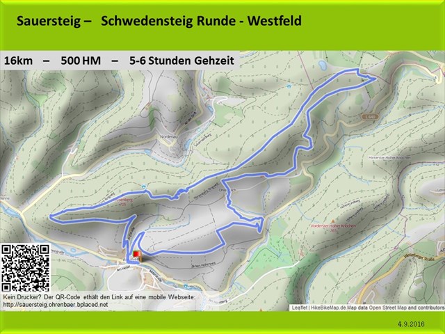GPSies - Sauersteig - Kahler Asten Steig - Westfeld