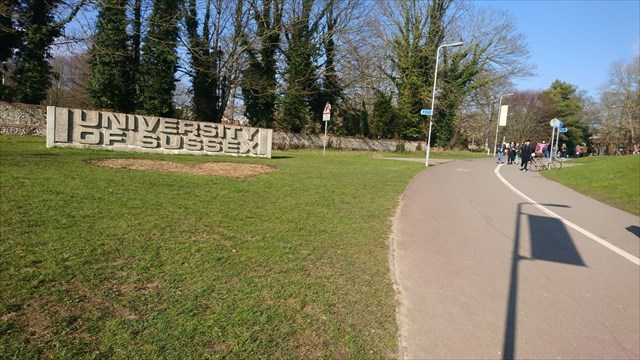 University of Sussex sign