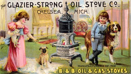 Glazier-Strong Oil Stove Co. postcard