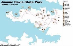Layout map of Jimmie Davis SP