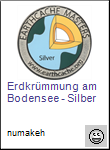 Erdkrümmung am Bodensee - Silber