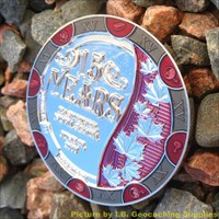 15 Years of Caching in Canada Geocoin R&amp;B Version 