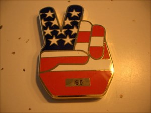 The All American Geocoin front