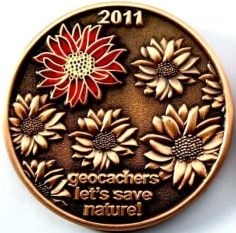 Save our Playing Field 2011 Geocoin