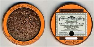 Caching On The Moon Geocoin