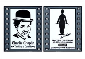 Charlie Chaplin Geocoin