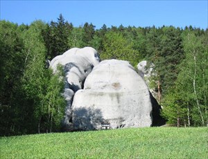 Elephant Stone in Czech Republic near Jitrava