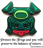 Hide*seek: West Coast Eco Totem &#8211; Frog Geocoin