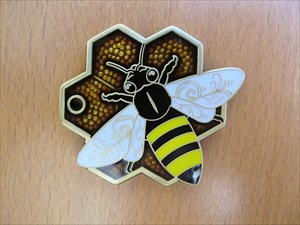 Travel Bee Geocoin - Vorderseite