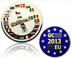 the EU 2013 Geocoin